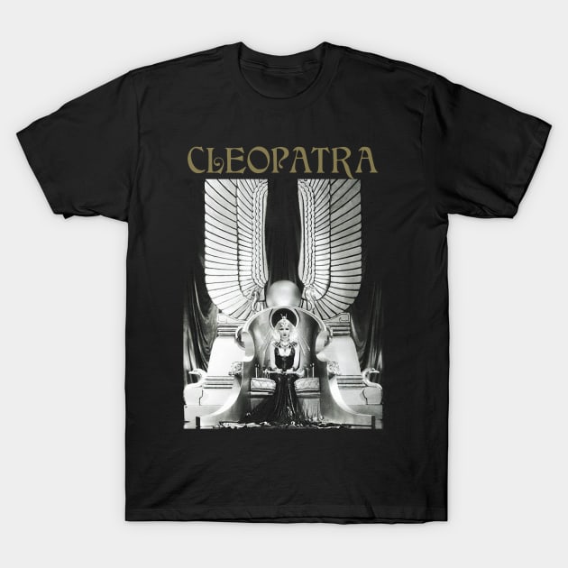 CLEOPATRA - Egypt - Claudette Colbert T-Shirt by silentandprecodehorror